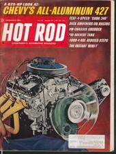 HOT ROD Cuda 340 Dick Smothers Chevy 427 Ford 4-BBL Mini-T 12 1968