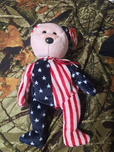 Vintage Rare Spangle *Mint W/ Tags* Pink Face Error! Ty Beanie Baby ...