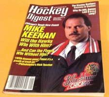 TOUGH JAN. 1989 HOCKEY DIGEST MAGAZINE NRMT+ - MIKE KEENAN COVER !!