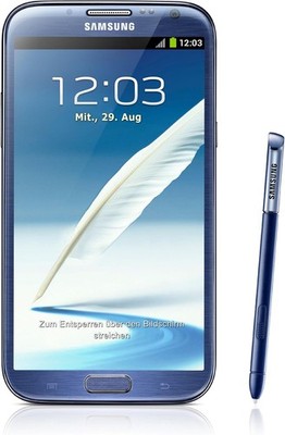 Samsung Galaxy Note II N7100 Smartphone 16GB 5,5 Zoll Android blue ''sehr gut''