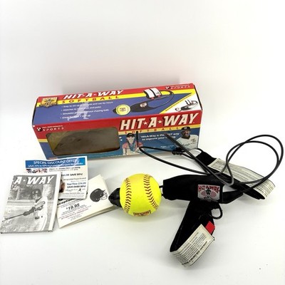 Hit-A-Way Softball Swing Trainer Pro Performance Sports Complete w Box Reggie