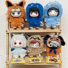 Authentic TOP TOY Naruto Beast Party Plush Blind Box Figure Toy Gift Keychains  