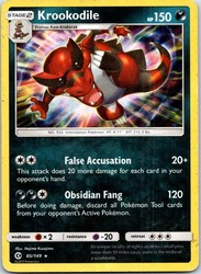 Krookodile 85/149 Sun & Moon Base Set Holo Rare