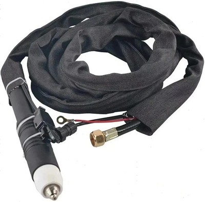 P80 Plasma Cutter Torch Gun Black Straight 5M/16ft Fit CUT55/65 Precise Cuts