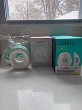Willow Go breast pump replacement parts with one willow go pump