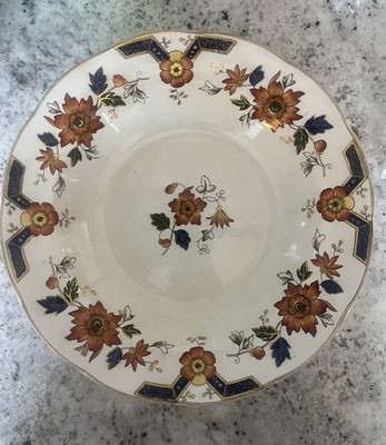 Antique S. H. England Derby Japan Pattern Bowls Set of 4
