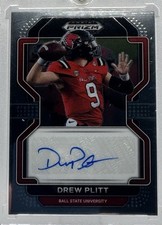 2023 Panini Prizm Draft Picks #RA-DPI Drew Plitt Auto - Ball State