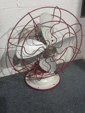 Vintage 1940s Robbins & Myers 12” Desk Fan - Model M6198S – Restored  - Works!