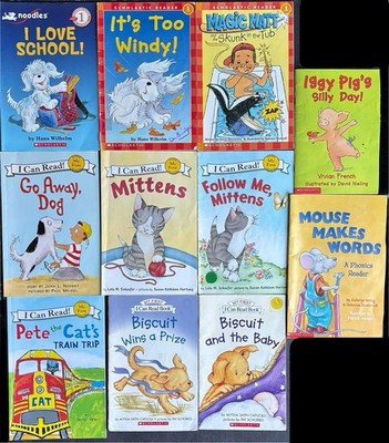 Lot of 11 - I CAN READ BOOKS Level 1 / Grades K-2 Beginning Reader Phonics Book