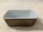 PYREX 502-B "Woodland Brown" refridgerator dish, No lid, No chips