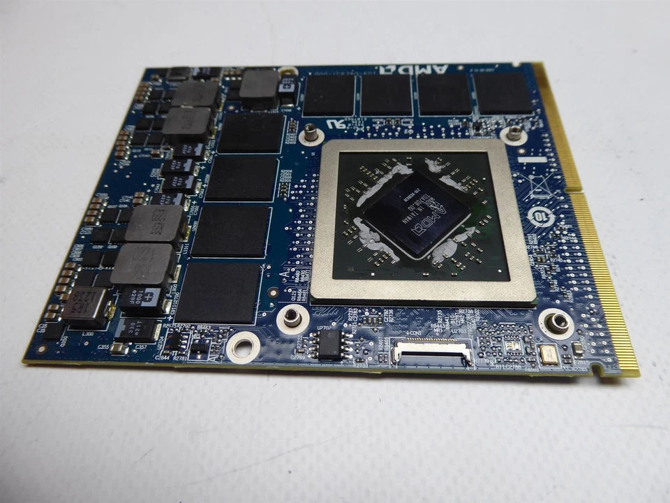 Dell Alienware M17x R4 R3 R2 AMD Radeon 7970M 2GB Grafikkarte 0747M2  #94909 - Bild 2 von 3