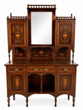 Antique Edwardian Inlaid Mahogany Sideboard B...