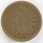 1862 Indian Head Cent