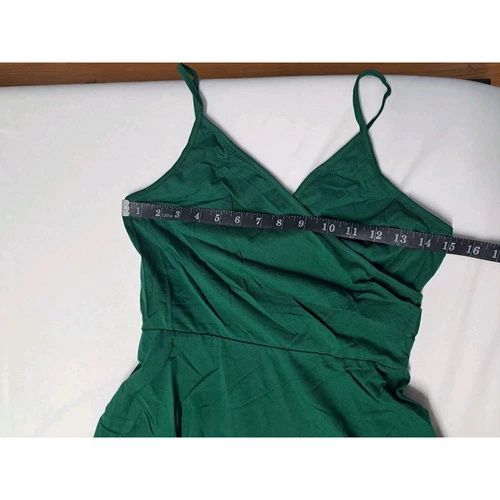 Mujer Cuello en V Correa de Espagueti Verano Informal Columpio Solero con Bolsillo Talla S - Imagen 4 de 10