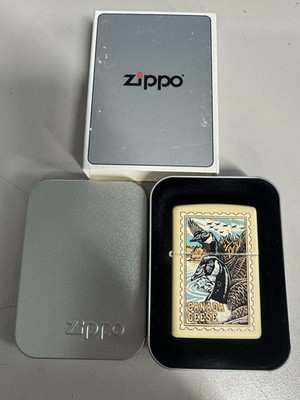 ZIPPO 1999 CANVAS BACK CANADA GEESE BARRETT SMYTHE LIGHTER SEALED IN BOX A204