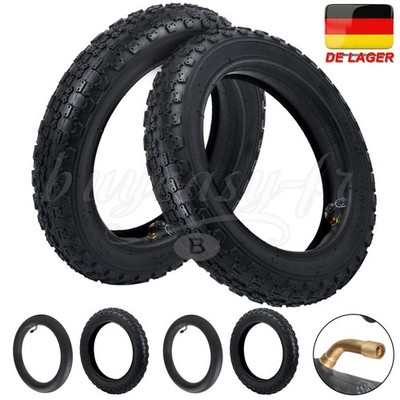 2x Fahrradreifen 12 Zoll Reifen 12 1/2x2 1/4 12.5x2.25 54-203 inkl. 2x Schlauch