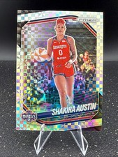 Shakira Austin 2025 Panini Prizm WNBA #81 Mystics CHECKERBOARD PRIZM