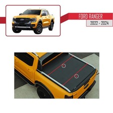 Barres pour les rails arrière de la benne du pick-up Ford Ranger 2022-2026 Gris