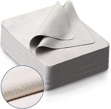 100 PCS Glasses Clean Cloth Suede, Lens Clean Cloth for Lenses, Gla... Fast Ship