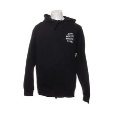 Anti Social Social Club, Kapuzenpullover, Größe: L, Schwarz, Print, Herren #DCm