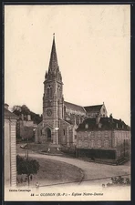 CPA Oloron /B.-P., Église Notre-Dame 