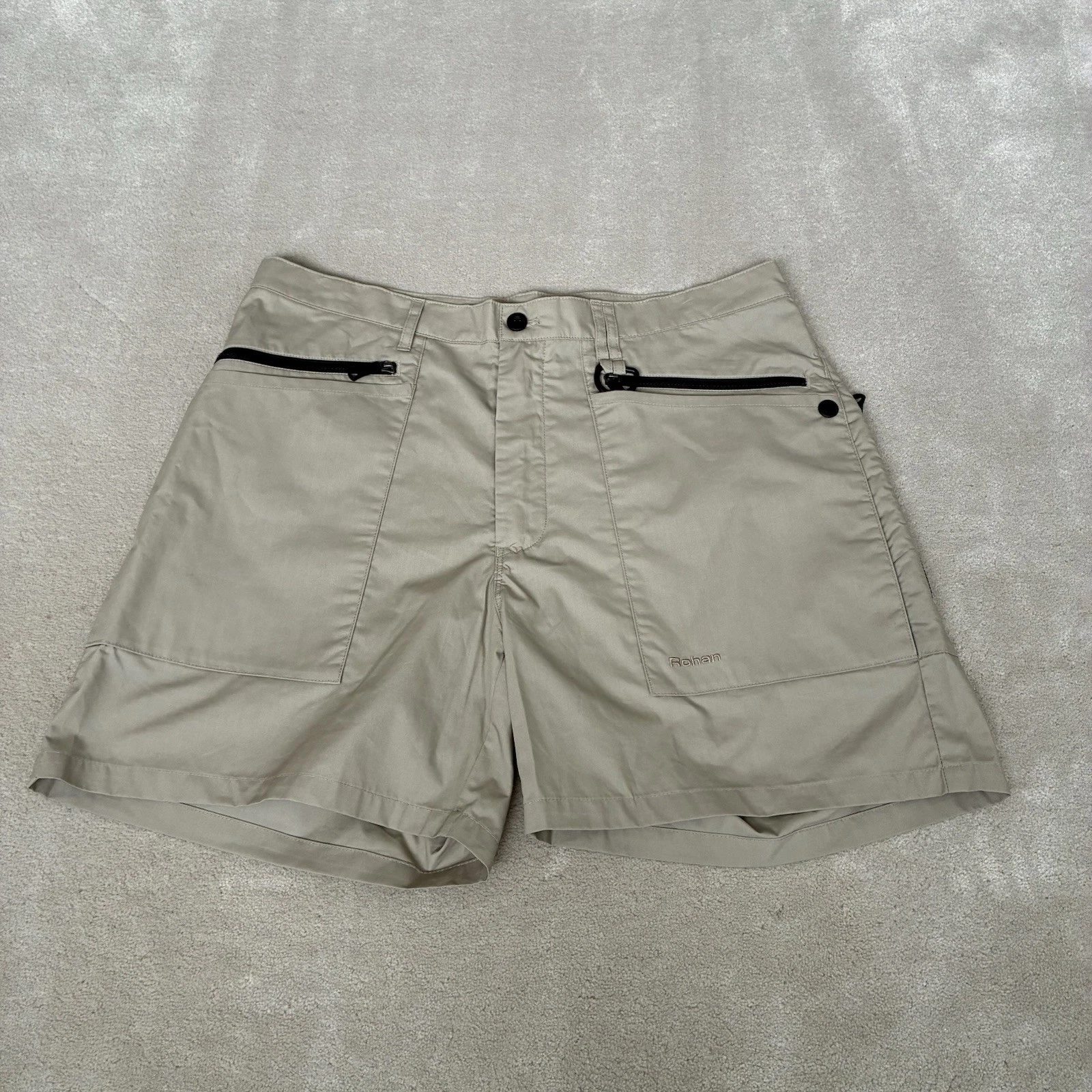 Rohan Bags Shorts Mens W34 Beige Walking Hiking Outdoors