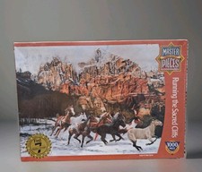 Master Pieces 1000 Pc Jigsaw Puzzle "Running the Sacred Cliffs" Sealed