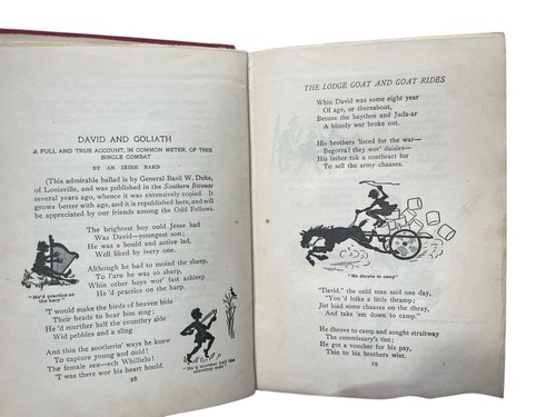 The Lodge Goat Rides Antique Free Masons Fraternal Satire Book 1800s Illustrated - Picture 7 of 9