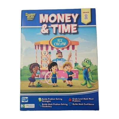 Smart Alec Series Math Workbook, Grade 2 Money & Time Workbook Homeschool 