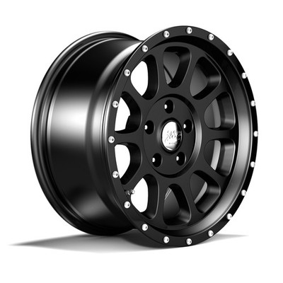 Alufelge schwarz 8,5x17 ET +32 mit TÜV Felgen Alurad ASP Jeep Wrangler JL 18-