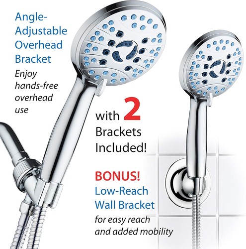 High Pressure 8-mode Handheld Shower Head -Anti-clog Nozzles,Built-in Power Wash - Picture 8 of 8