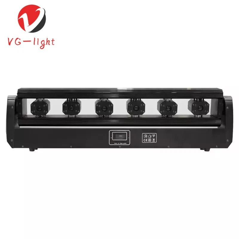 Disco Stage 500mw 6 Eyes Laser Bar Light Rbg Beam Moving Head Light for Dj Club - Image 3 of 4