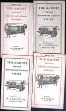 W J Savage The Gauntt Adjustable Continuous FEEDER ILLUSTRATED Industrial  K169