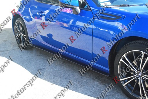 Fits 12-21 Subaru BRZ / Toyota FR-S FRS FT86 GT86 CS-Style Side Skirts (PU) - Picture 3 of 6