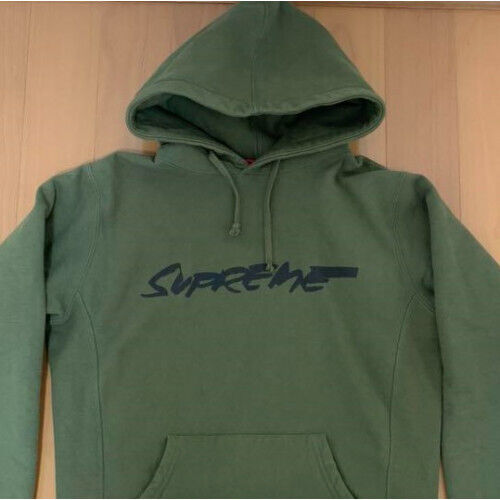 Supreme × FUTURA Logo Pullover Sweat Hoodie Olive / Size S Supreme × FUTURA Logo Pullover Sweat Hoodie Olive / Size S