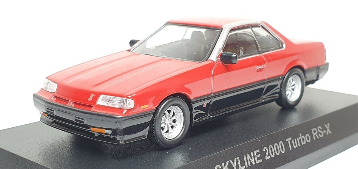 1/64 Kyosho NISSAN SKYLINE 2000 TURBO RS-X RED NEO diecast car