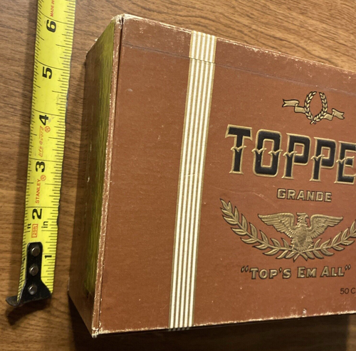 Caja de cigarros grande vintage B. P. Topper McSherrystown Pennsylvania tabaco VACÍA - Imagen 21 de 23