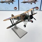 1:72 WW2 Fairey Swordfish Mk.II Torpedo Bomber Model Diecast Military Collection