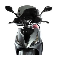 Windschild Malossi Sport Screen, Rauchgrau Dunkel, 495X315X3Mm FüR People S 300