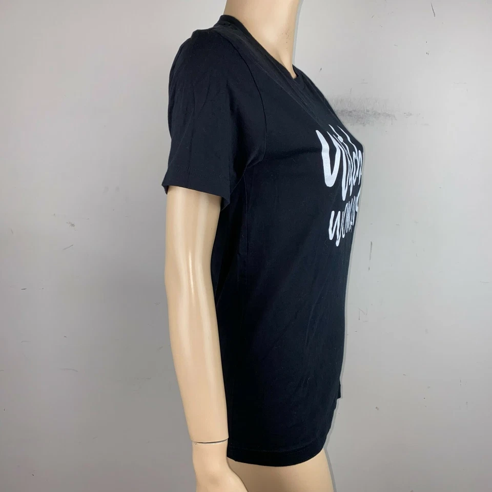 Witchy Woman T-Shirt Womens Black White Short Sleeves The Eagles Band Music S - Image 3 of 4