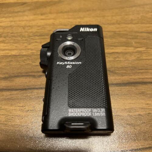 Nikon Waterproof Wearable Camera KeyMission 80 BK Black 12.35MP IPX7 IP6X KM80BK - 第 1/2 張圖片