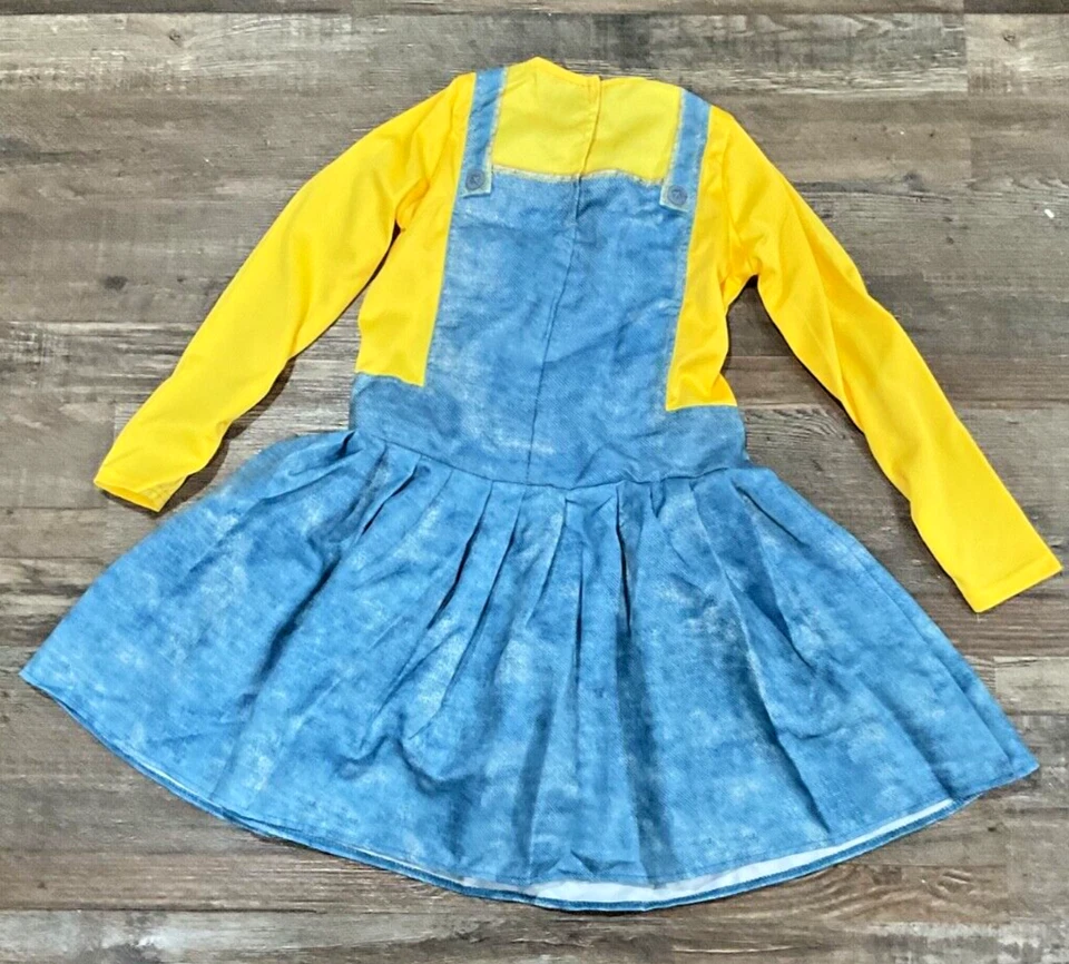 Vestido Disfraz Minion Niñas Despicable Me Halloween Rubíes Mediano Foto 3 de 3