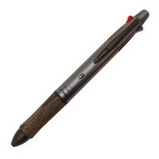 PILOT 4 1 WOOD 0.7mm 4-Color Ballpoint  Mechanical Pencil BKHFW-2SR-GY NEW