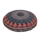 Cushion Couch Seating Large Zipped Throw Hippie Decorative Ottoman Boho Poufs