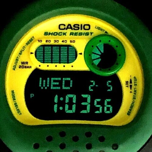 G-001RF-9JF 復刻 ジェイソン グリーン イエロー ラスタ G-SHOCK Gショック ジーショック ジェイソン G-001RF-9JF