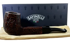 Savinelli Luisa Fiammata Sandblast (513KS)..No Filter..New In Box/Limited..Italy