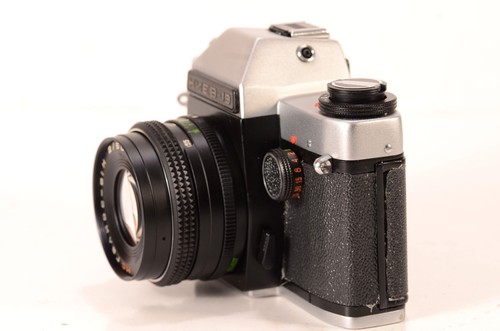 RARA fotocamera reflex Kiev-19 funzionante URSS 35mm obiettivo MC Helios 81 2/50 - Foto 7 di 10