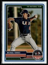 2023 Panini USA Baseball Stars and Stripes #52 Michael Torres