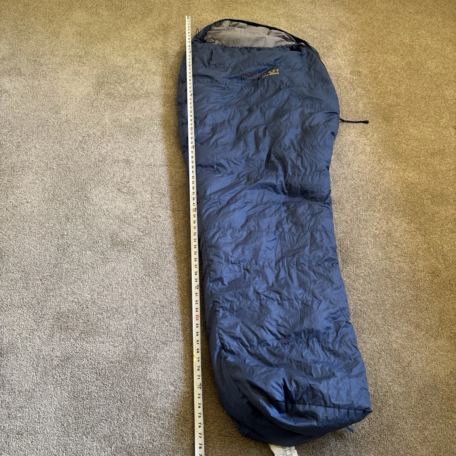 Lafuma Warm N Light 800 G Down II Sleeping Bag Blue Camping