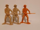 Marx Vintage 5-6" Inch Lot Of 3 Cowboys Rifles